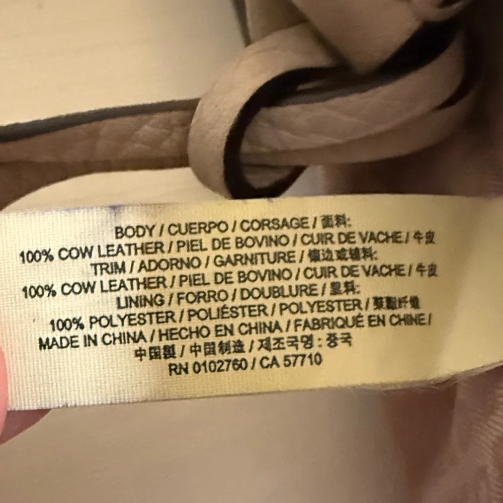 Kate Spade Light Taupe Crossbody Bag with Tassel